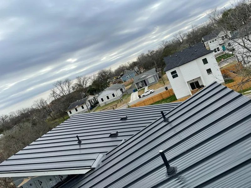 Standing seam metal roof panels with vents for Skylight Repair in Cumru